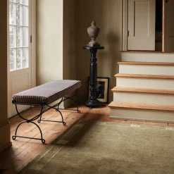 West Elm Pierce & Ward Deco Border Handwoven Wool Rug