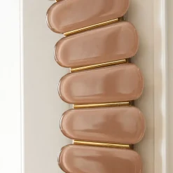 West Elm Pierce & Ward Faceted Oval Wall Mirror