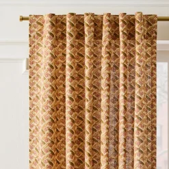 West Elm Pierce & Ward Floral Lattice Curtain