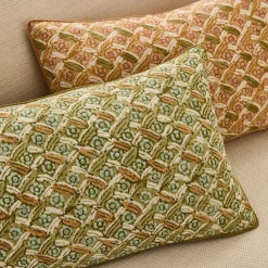 West Elm Pierce & Ward Floral Lattice Lumbar