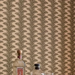 West Elm Pierce & Ward Foliage Stripe Peel & Stick Wallpaper