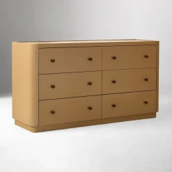 West Elm Pierce & Ward Lacquered 6-Drawer Dresser (60")