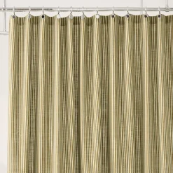 West Elm Pierce & Ward Mini Stripe Shower Curtain