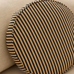 West Elm Pierce & Ward Round Stripe Pillow