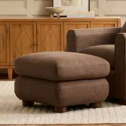 West Elm Pierce & Ward Tape Chair Ottoman