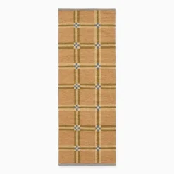 West Elm Pierce & Ward Windowpane Check Handwoven Wool Rug