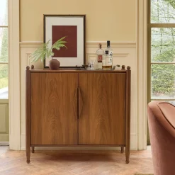 West Elm Pierce & Ward Wood Bar Cabinet (40")