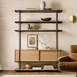 West Elm Pierce Wide Storage Shelf Unit (60")