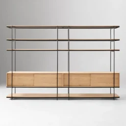 West Elm Pierce Wide Storage Shelf Unit – (120")