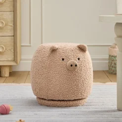 West Elm Pig Swivel Ottoman