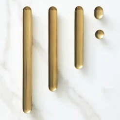 West Elm Pill Hardware - Antique Brass