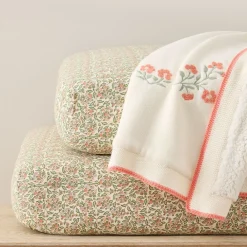 West Elm Pink Chicken Floral Bedding Collection