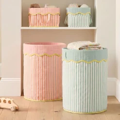 Kids West Elm Chicken Stripe Diaper Caddy