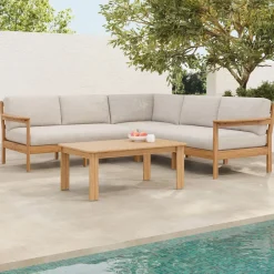 West Elm Playa Outdoor 3-Piece L-Shaped Sectional (95")