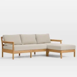 West Elm Playa Outdoor Reversible Sectional Replacement Cushions