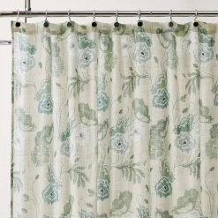 West Elm Poppy Blooms Shower Curtain