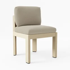 West Elm Porto Aluminum Dining Side Chair Cushion Covers