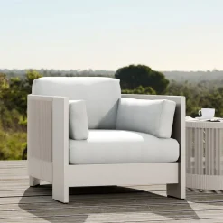 West Elm Porto Aluminum Outdoor Lounge Chair