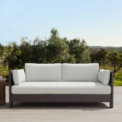 West Elm Porto Aluminum Outdoor Sofa (75")