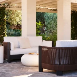 West Elm Porto Aluminum Outdoor Sofa (75")