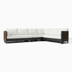 West Elm Porto Aluminum 4-Piece L-Shaped Sofa Protective Cover