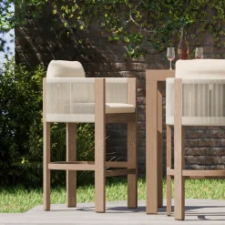 West Elm Porto Outdoor Bar Stool