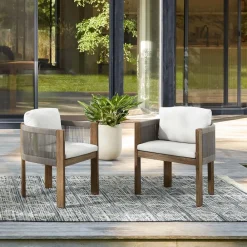 West Elm Porto Outdoor Dining Chair