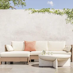 West Elm Porto Outdoor 2-Piece Chaise Sectional (105")