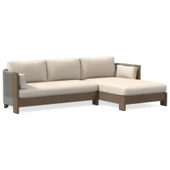 West Elm Porto Outdoor 2-Piece Chaise Sectional Cushion Covers