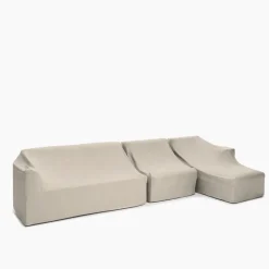 West Elm Porto Outdoor 3-Piece Chaise Sectional Protective Cover