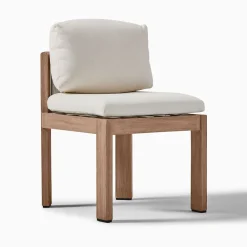 West Elm Porto Outdoor Side Dining Chair Cushion Covers