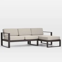 West Elm Portside Aluminum Outdoor 2-Piece Chaise Sectional Protective Cover