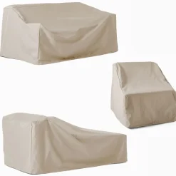 West Elm Portside Aluminum Outdoor 3-Piece Chaise Sectional Protective Cover