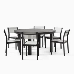 West Elm Portside Aluminum Outdoor Round Dining Table Protective Cover