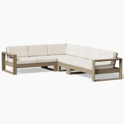 West Elm Portside by Polywood® 4-Piece Sectional (125")