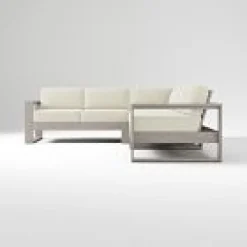 West Elm Portside Outdoor L-Shaped 4-Piece Sectional Cushion Covers