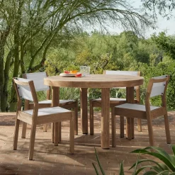 West Elm Portside Outdoor Stacking Dining Chair