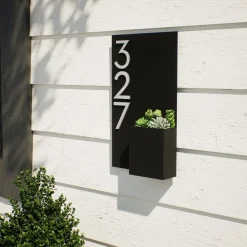 West Elm Post & Porch Customizable Curb Appeal Address Planter