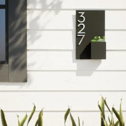 West Elm Post & Porch Customizable Curb Appeal Address Planter