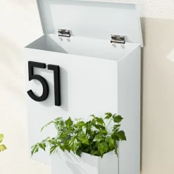 West Elm Post & Porch Customizable Greetings Wall Mounted Mailbox