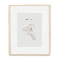 West Elm 42 Pressed City Maps - Chicago