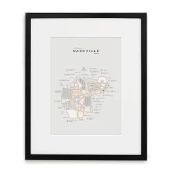 West Elm 42 Pressed City Maps - Nashville