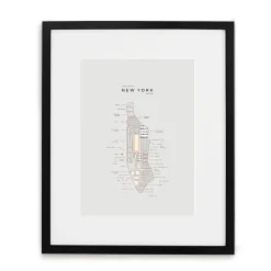West Elm 42 Pressed City Maps - New York City