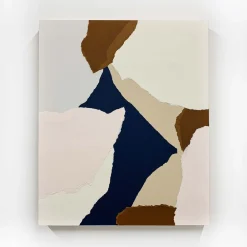 West Elm Pressed Scape Abstract Wall Art -