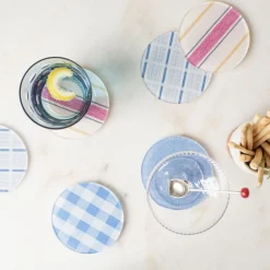 West Elm Proper Table Rose Hand-Loomed Coaster (Set of 4)