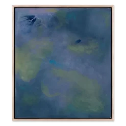 West Elm Puddle Of Beautiful Sorrow Blue Framed Wall Art by Molly Franken