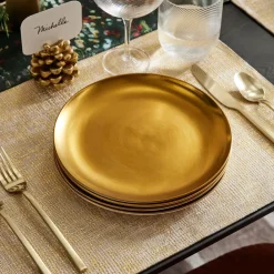 West Elm Pure Metallic Stoneware Salad Plate Sets