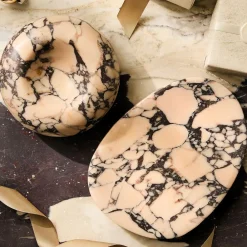 West Elm Purple Breccia Marble Tray & Decor Gift Set