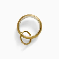 West Elm Quiet Glide Double Curtain Rings (Set of 7)