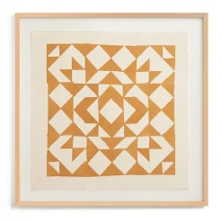 West Elm Quilt Framed Wall Art by Minted for
